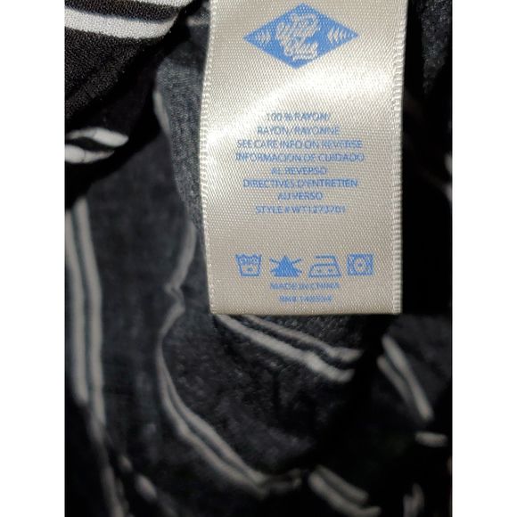 Sadie Robertson Women's /Junior's Blouse Striped Office Business Style Size XL - Picture 10 of 13